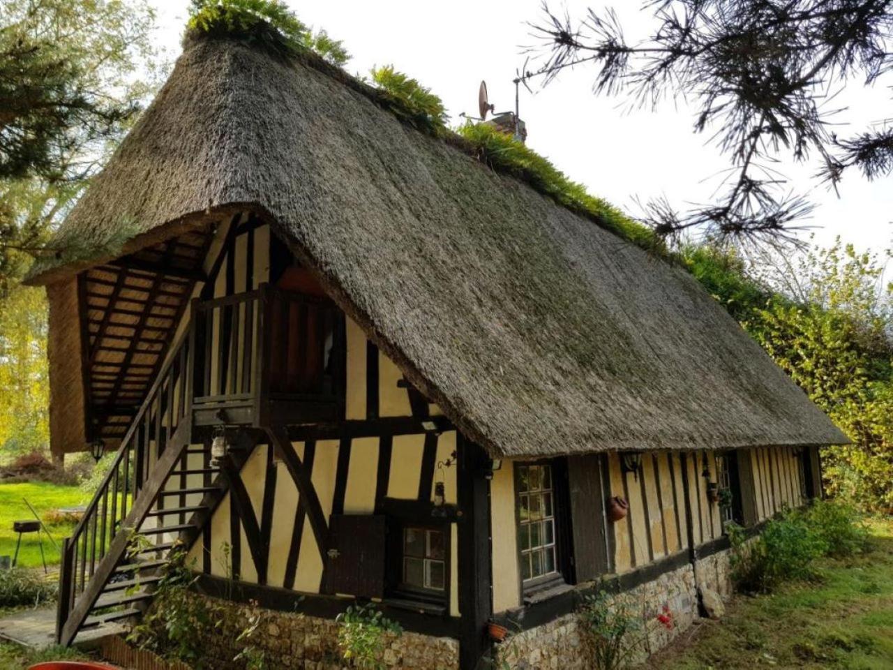 Chaumiere Familiale Weekend & Vacances Paisible Saint-Philbert-sur-Risle ภายนอก รูปภาพ